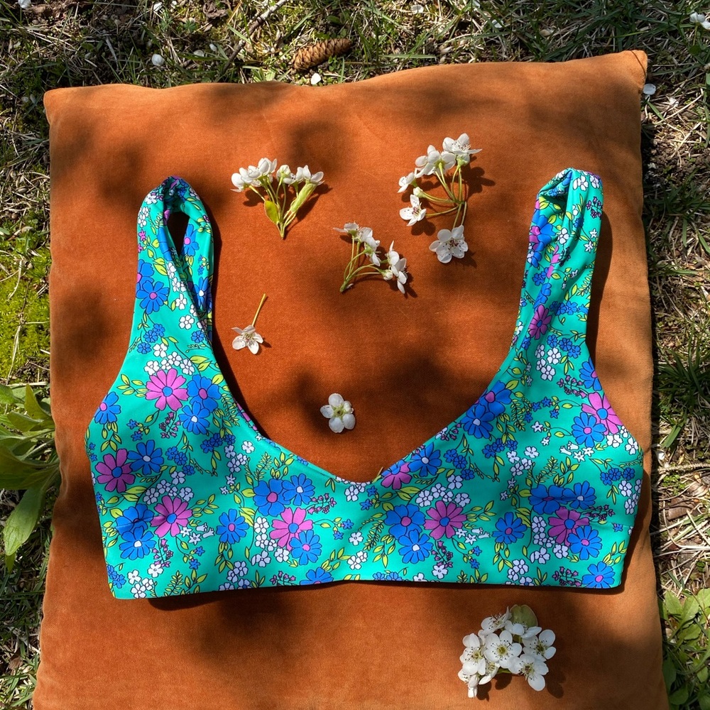 Flower Power Bikini Top